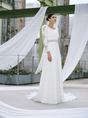 Calma · vestido de novia