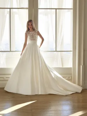 Roseta · vestido de novia