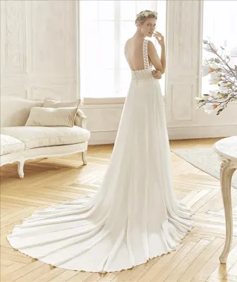 Vestido de novia encaje y espalda descubierta BALEARES · vestido de novia