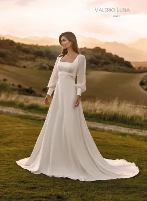 Janet · vestido de novia