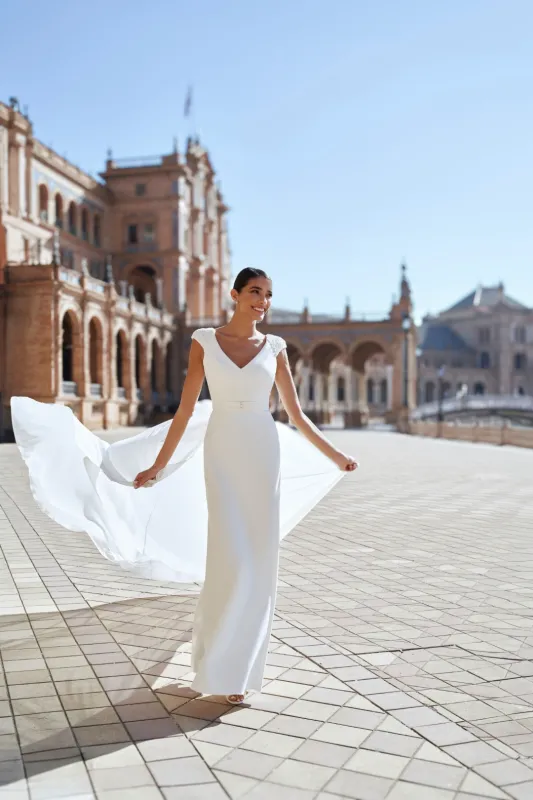 Arancha · vestido de novia