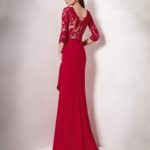 Vestido de madrina rojo